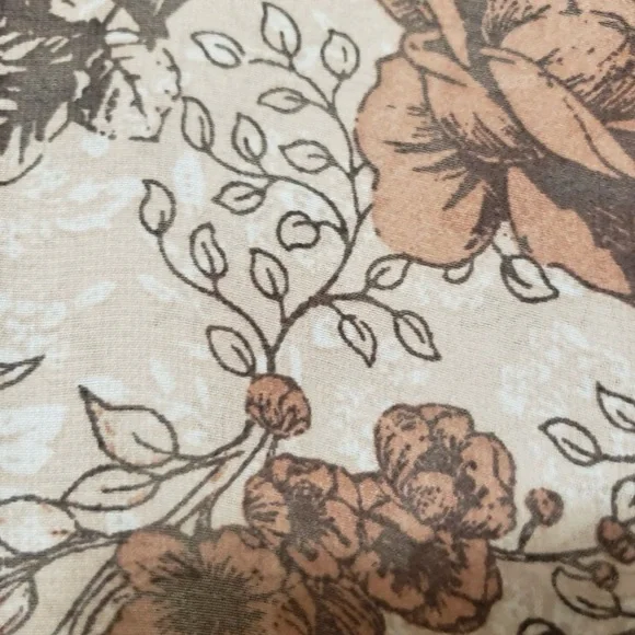 Altar’d State blouse light pink floral baby doll tiered peplum long slee… - Picture 4 of 8